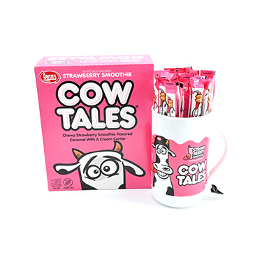 Goetzes Strawberry Smoothie Cow Tales and Tumbler 100ct 
